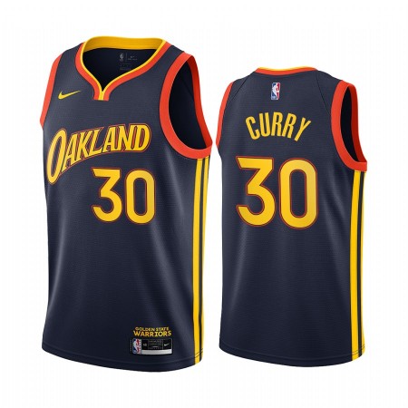 Maglia NBA Golden State Warriors Stephen Curry 30 2020-21 City Edition Swingman - Uomo